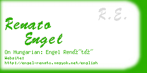 renato engel business card